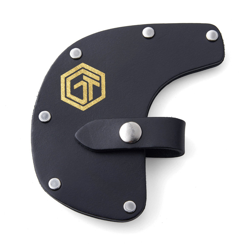 Black Leather Deluxe Survival Axe Sheath